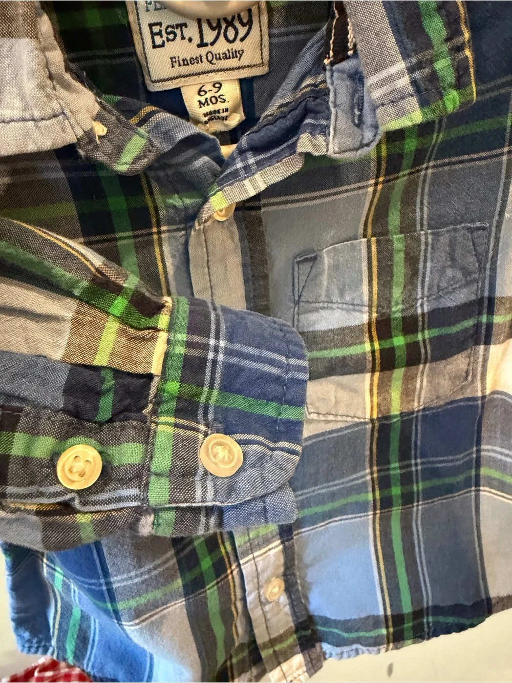 OshKosh B Gosh /Okie Dokie/Carter's Toddler Boys Hoodie and Plaid Shirts Bundle